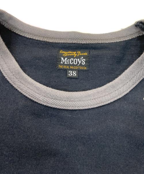 THE REAL McCOY'S（ザ・リアルマッコイズ）THE REAL McCOY'S (ザ・リアルマッコイズ) MILITARY TEE ブラック サイズ:38の古着・服飾アイテム