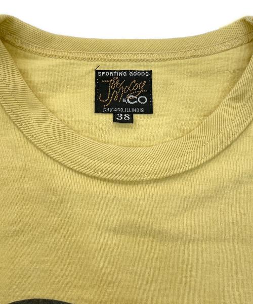 Joe McCOY（ジョーマッコイ）Joe McCOY (ジョーマッコイ) MILITARY TEE イエロー サイズ:38の古着・服飾アイテム