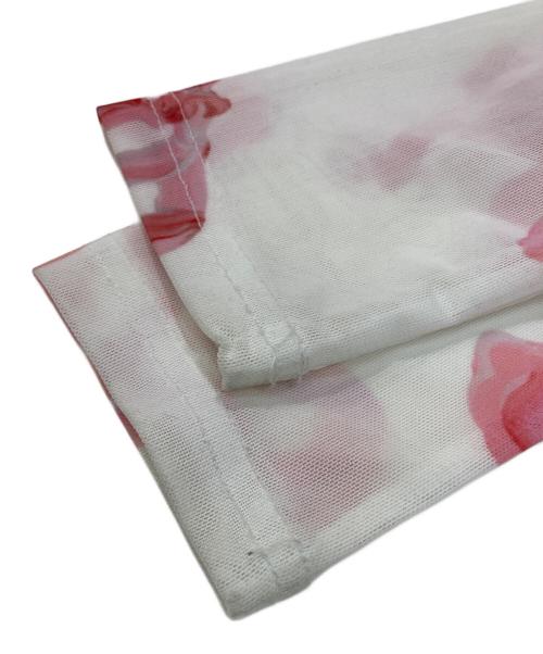 POPPY（ポピー）POPPY (ポピー) PINK RIBBON SEE-THROUGH TOPS ピンク サイズ:Freeの古着・服飾アイテム