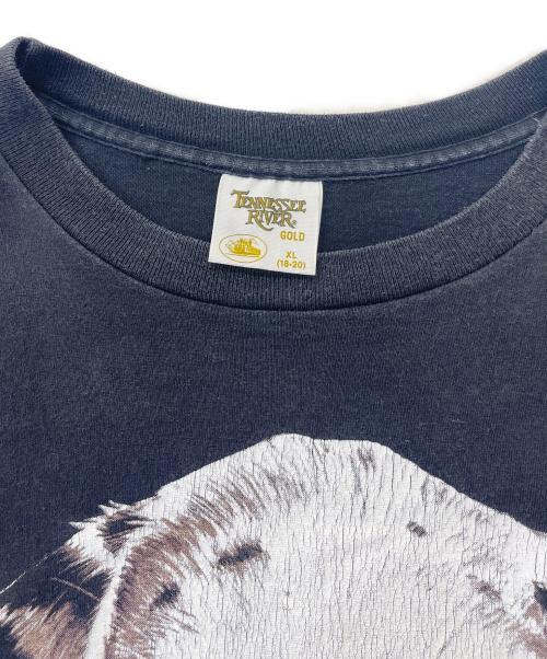 TENNESSEE RIVER（テネシー リバー）TENNESSEE RIVER (テネシー リバー) ドッグプリントTシャツ ブラック サイズ:XLの古着・服飾アイテム