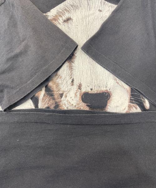 TENNESSEE RIVER（テネシー リバー）TENNESSEE RIVER (テネシー リバー) ドッグプリントTシャツ ブラック サイズ:XLの古着・服飾アイテム