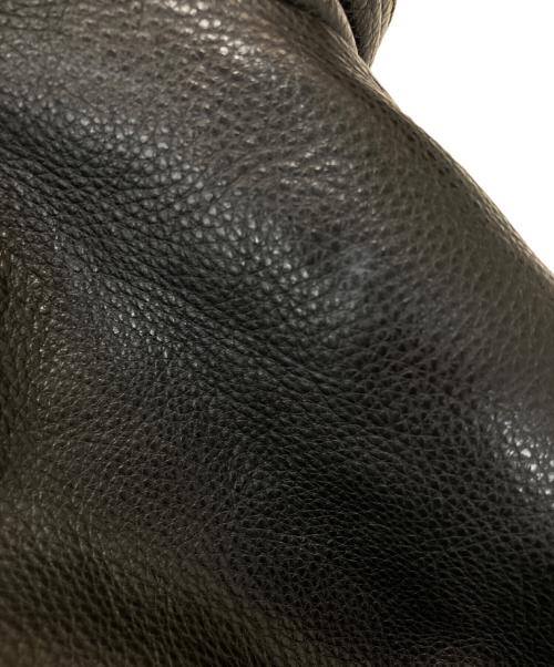 Wind Armor（ウィンドアーマー）Wind Armor (ウィンドアーマー) スタンドカラーレザージャケット ブラック サイズ:Ｍの古着・服飾アイテム