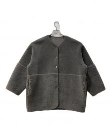 BEAUTY&YOUTH（ビューティーアンドユース）の古着「リバーシブルボアコート」｜ベージュ