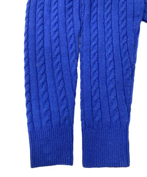 Snidel（スナイデル）Snidel (スナイデル) ケーブルニットプルオーバー ブルー サイズ:Fの古着・服飾アイテム