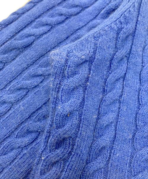 Snidel（スナイデル）Snidel (スナイデル) ケーブルニットプルオーバー ブルー サイズ:Fの古着・服飾アイテム
