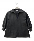 IIROTイロット）の古着「Chambray Gabardine Pullover」｜ブラック