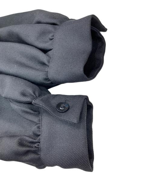 IIROT（イロット）IIROT (イロット) Chambray Gabardine Pullover ブラック サイズ:Ｆの古着・服飾アイテム