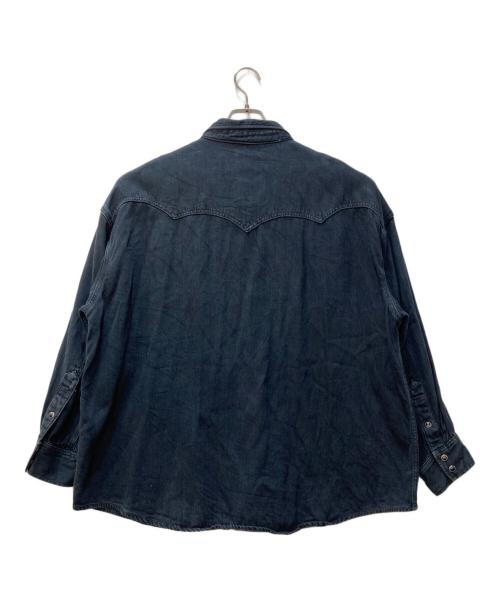 GENE HEAVENS（ジーンヘブンズ）GENE HEAVENS (ジーンヘブンズ) ウエスタンビッグシャツ ブラック サイズ:Freeの古着・服飾アイテム