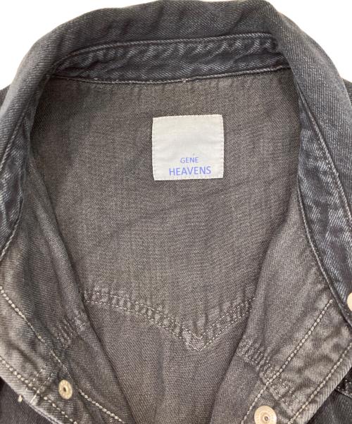 GENE HEAVENS（ジーンヘブンズ）GENE HEAVENS (ジーンヘブンズ) ウエスタンビッグシャツ ブラック サイズ:Freeの古着・服飾アイテム