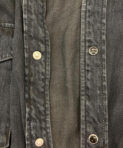 GENE HEAVENS（ジーンヘブンズ）GENE HEAVENS (ジーンヘブンズ) ウエスタンビッグシャツ ブラック サイズ:Freeの古着・服飾アイテム