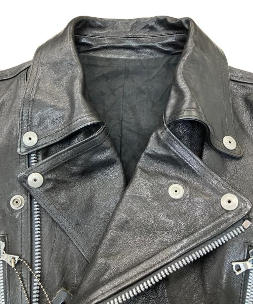 ISAMU KATAYAMA BACKLASH（イサムカタヤマ・バックラッシュ）ISAMU KATAYAMA BACKLASH (イサムカタヤマ・バックラッシュ) イタリーカンガルーダブルライダース ブラック サイズ:2の古着・服飾アイテム