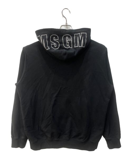 MSGM（エムエスジーエム）MSGM (エムエスジーエム) ジップパーカー ブラック サイズ:Ｓの古着・服飾アイテム