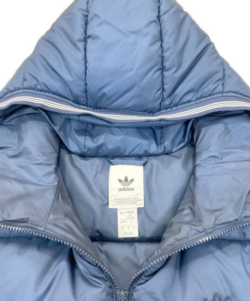 adidas Originals（アディダスオリジナル）adidas Originals (アディダスオリジナル) パデッドフード付きパファージャケット ネイビー サイズ:Ｌの古着・服飾アイテム