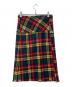 45R (フォーティーファイブアール) ウールチェックスカート マルチカラー サイズ:1：3000円