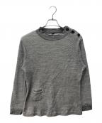 45Rフォーティファイブ・アール）の古着「ダブルフェイスワッフルストレッチ908シーマンズTシャツ」｜グレー