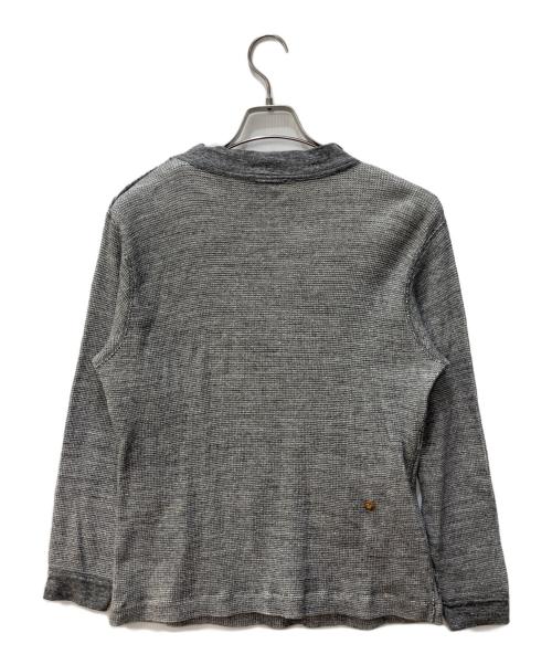 45R（フォーティファイブ・アール）45R (フォーティーファイブアール) ダブルフェイスワッフルストレッチ908シーマンズTシャツ グレー サイズ:サイズ表記無しの古着・服飾アイテム