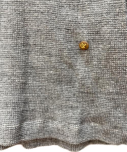 45R（フォーティファイブ・アール）45R (フォーティーファイブアール) ダブルフェイスワッフルストレッチ908シーマンズTシャツ グレー サイズ:サイズ表記無しの古着・服飾アイテム