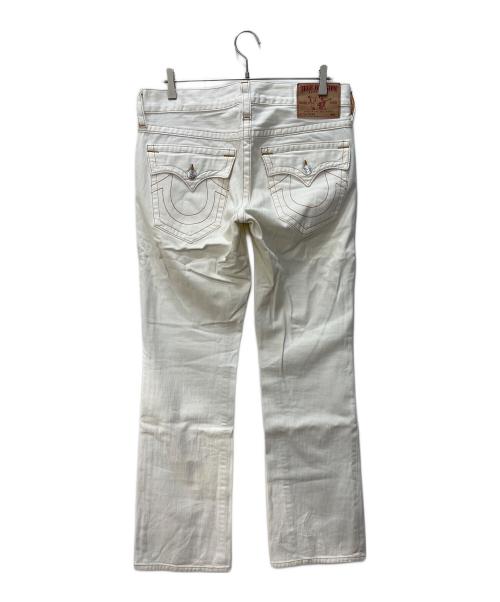 TRUE RELIGION（トゥルー レリジョン）TRUE RELIGION (トゥルー レリジョン) RICKY フレアデニム ホワイト サイズ:Ｗ31の古着・服飾アイテム