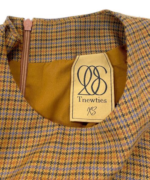 Tnewties（トゥエンティーズ）Tnewties (トゥエンティーズ) ブラウスワンピース ブラウン サイズ:サイズ表記無しの古着・服飾アイテム