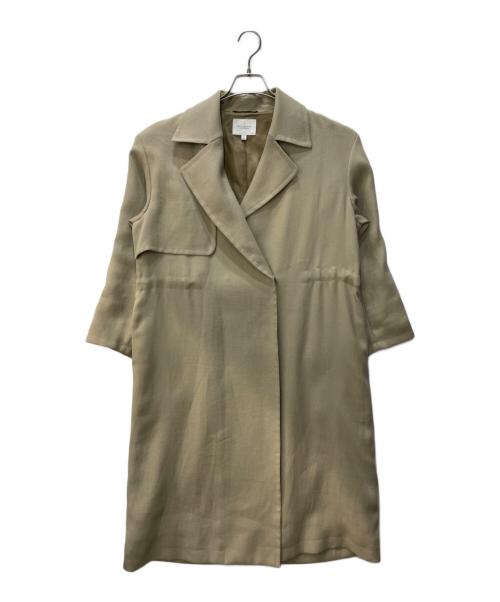 BEAUTY&YOUTH（ビューティーアンドユース）BEAUTY&YOUTH (ビューティーアンドユース) BY ドローストラップトレンチコート ベージュ サイズ:Sの古着・服飾アイテム