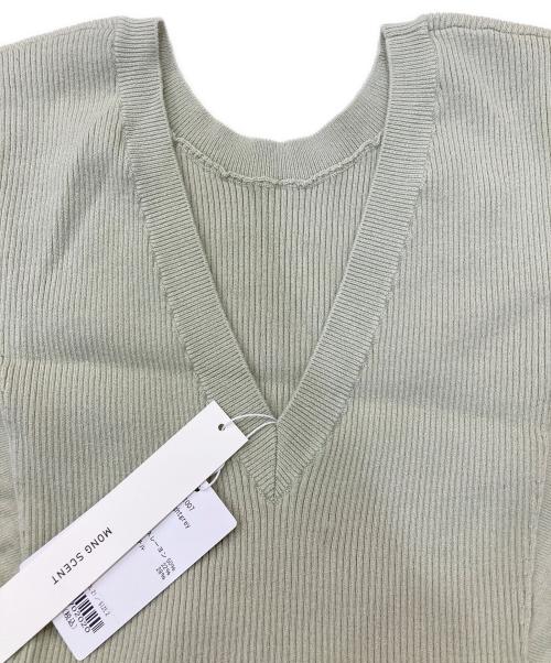 MONG SCENT（モンセント）MONG SCENT (モンセント) ニットワンピース グリーン サイズ:2 未使用品の古着・服飾アイテム