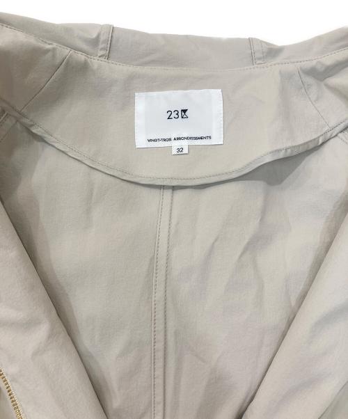 23区（ニジュウサンク）23区 (ニジュウサンク) マウンテンパーカー ベージュ サイズ:32の古着・服飾アイテム