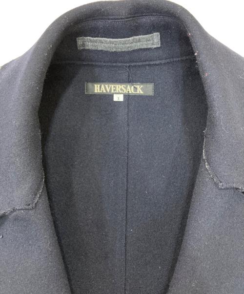 HAVERSACK（ハバーサック）HAVERSACK (ハバーサック) BEAMS BOY (ビームスボーイ) Pコート ネイビー サイズ:1の古着・服飾アイテム