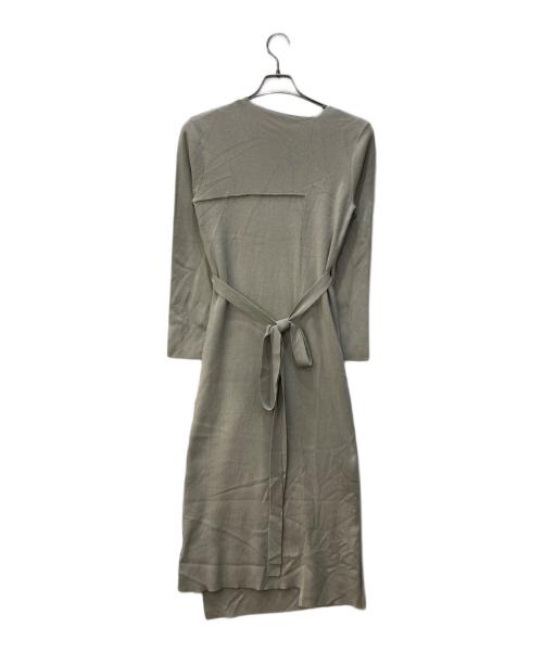 FRAY ID（フレイ アイディー）FRAY ID (フレイ アイディー) カシミヤ混レイヤードニットワンピース ベージュ サイズ:F 未使用品の古着・服飾アイテム