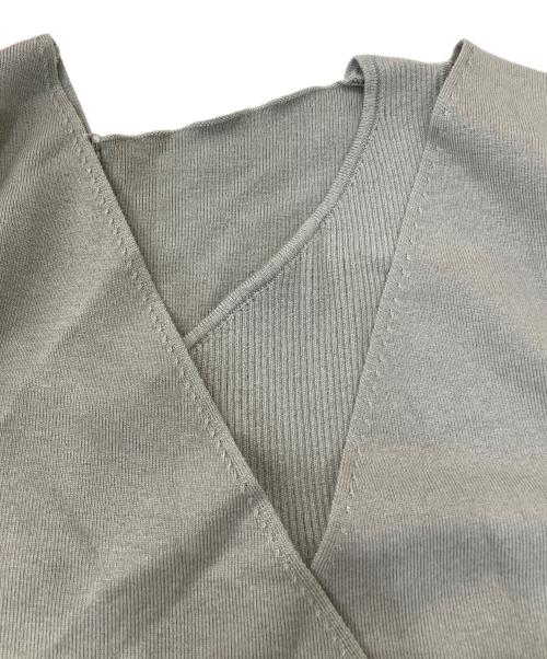 FRAY ID（フレイ アイディー）FRAY ID (フレイ アイディー) カシミヤ混レイヤードニットワンピース ベージュ サイズ:F 未使用品の古着・服飾アイテム