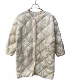 URBAN RESEARCH DOORSアーバンリサーチドアーズ）の古着「ライトダウンキルトコート」｜ベージュ