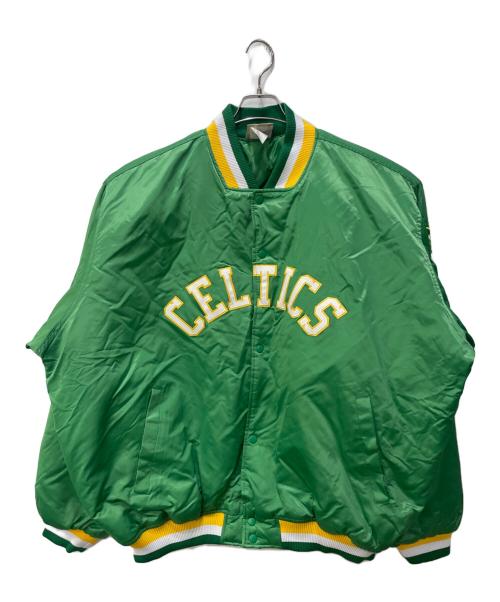 HARDWOOD CLASSICS（ハードウッドクラシック）HARDWOOD CLASSICS (ハードウッドクラシック) スタジャン グリーン サイズ:4XLの古着・服飾アイテム