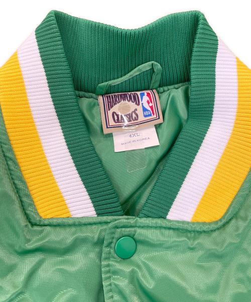 HARDWOOD CLASSICS（ハードウッドクラシック）HARDWOOD CLASSICS (ハードウッドクラシック) スタジャン グリーン サイズ:4XLの古着・服飾アイテム