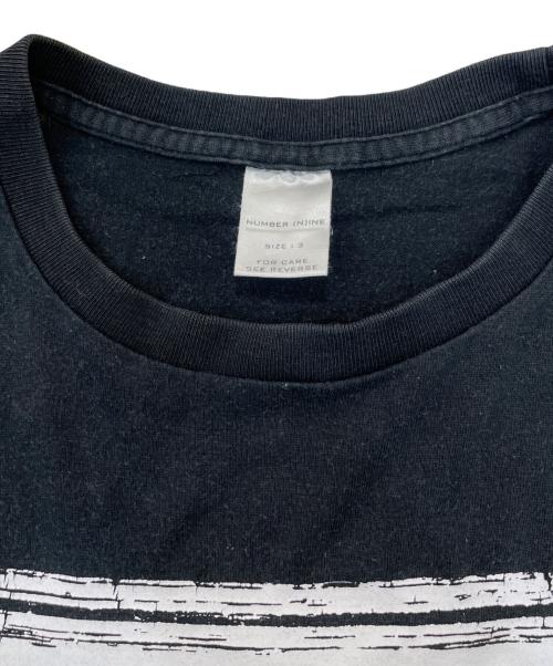 NUMBER (N)INE（ナンバーナイン）NUMBER (N)INE (ナンバーナイン) プリントTシャツ ブラック サイズ:3の古着・服飾アイテム