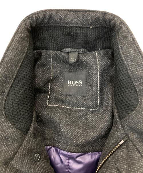 BOSS HUGO BOSS（ボス ヒューゴボス）BOSS HUGO BOSS (ボス ヒューゴボス) ウールジャケット ブラック サイズ:48の古着・服飾アイテム