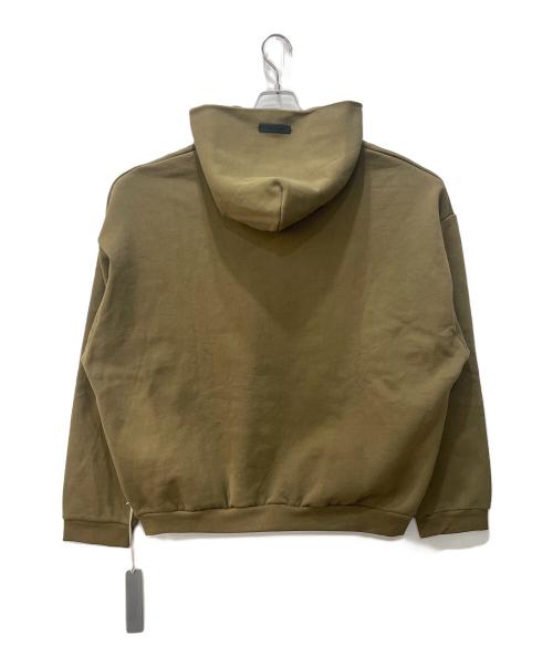 FOG ESSENTIALS（フィアオブゴッド エッセンシャル）FOG ESSENTIALS (フィアオブゴッド エッセンシャル) アーチロゴプリントフーディー ベージュ サイズ:XLの古着・服飾アイテム