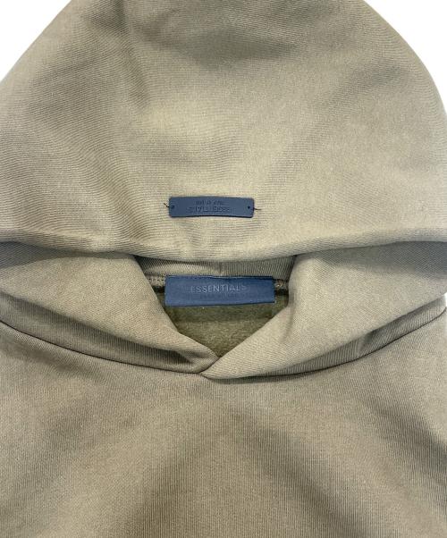 FOG ESSENTIALS（フィアオブゴッド エッセンシャル）FOG ESSENTIALS (フィアオブゴッド エッセンシャル) アーチロゴプリントフーディー ベージュ サイズ:XLの古着・服飾アイテム