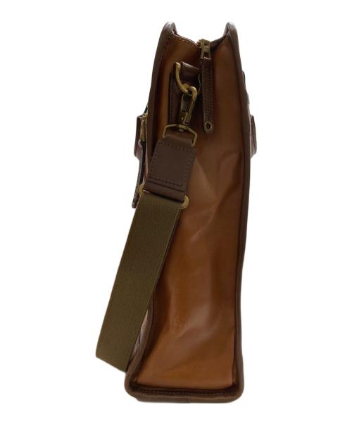 master-piece（マスターピース）master-piece (マスターピース) レザーショルダーバッグ ブラウンの古着・服飾アイテム