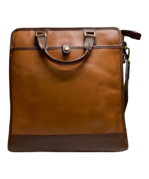 master-piece（マスターピース）master-piece (マスターピース) レザーショルダーバッグ ブラウンの古着・服飾アイテム