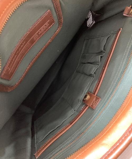 master-piece（マスターピース）master-piece (マスターピース) レザーショルダーバッグ ブラウンの古着・服飾アイテム