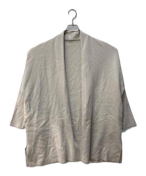 MUSE de Deuxieme Classe（ミューズ ドゥーズィエム クラス）MUSE de Deuxieme Classe (ミューズ ドゥーズィエム クラス) fluffy スムース ショートガウン ベージュ サイズ:サイズ表記無しの古着・服飾アイテム