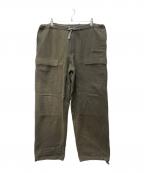 MARITHE+FRANCOIS GIRBAUDマリテフランソワジルボー）の古着「カーゴスウェットパンツ」｜カーキ