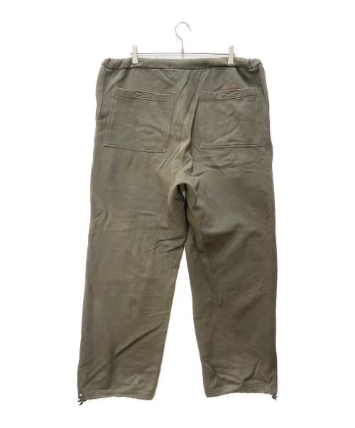 MARITHE+FRANCOIS GIRBAUD（マリテフランソワジルボー）MARITHE+FRANCOIS GIRBAUD (マリテフランソワジルボー) カーゴスウェットパンツ カーキ サイズ:XLの古着・服飾アイテム