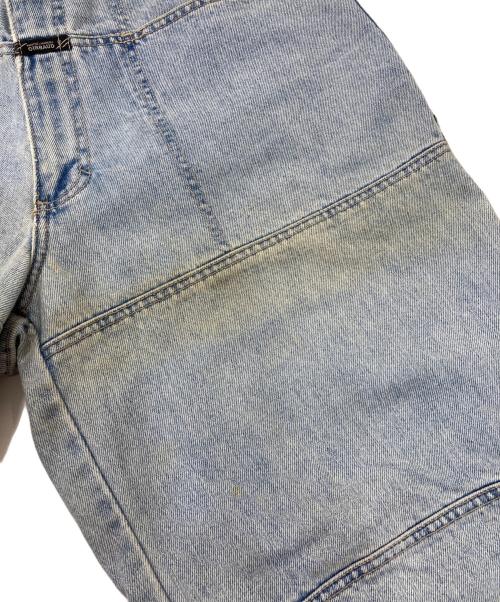 MARITHE+FRANCOIS GIRBAUD（マリテフランソワジルボー）MARITHE+FRANCOIS GIRBAUD (マリテフランソワジルボー) ダブルニーデニムパンツ インディゴ サイズ:SIZE 83.5cm (W33)の古着・服飾アイテム