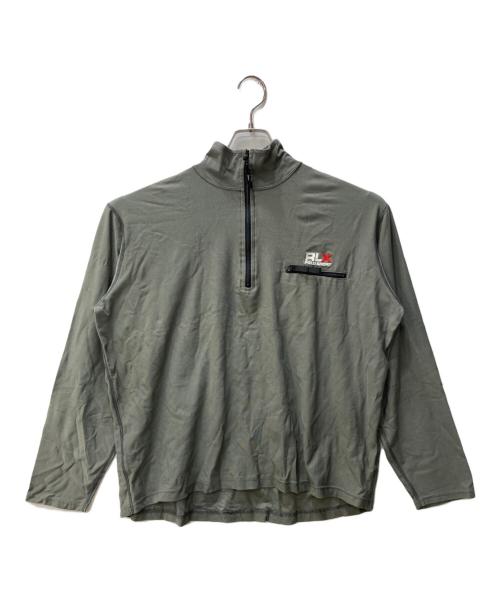 POLO SPORT（ポロスポーツ）POLO SPORT (ポロスポーツ) ハーフジップカットソー グレー サイズ:XLの古着・服飾アイテム