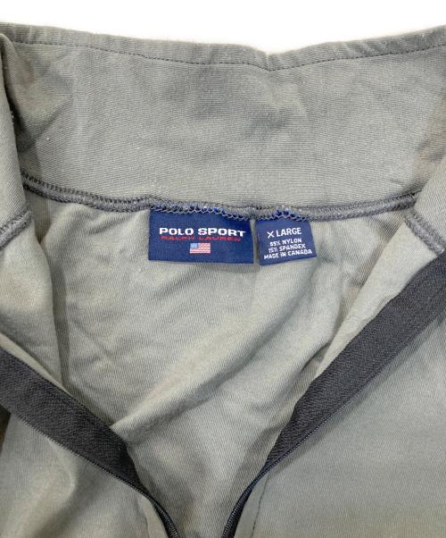 POLO SPORT（ポロスポーツ）POLO SPORT (ポロスポーツ) ハーフジップカットソー グレー サイズ:XLの古着・服飾アイテム