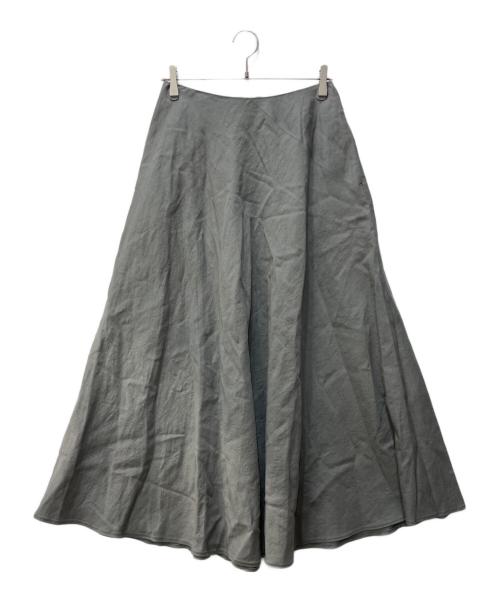 AK+1（エーケーワン）AK+1 (エーケーワン) BEAMS (ビームス) ウールリネンバイアススカート グレー サイズ:38の古着・服飾アイテム