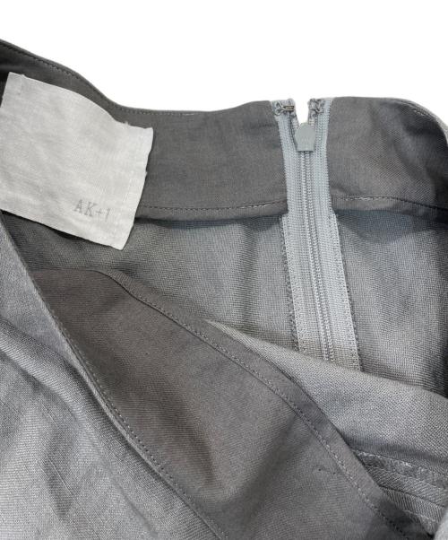 AK+1（エーケーワン）AK+1 (エーケーワン) BEAMS (ビームス) ウールリネンバイアススカート グレー サイズ:38の古着・服飾アイテム