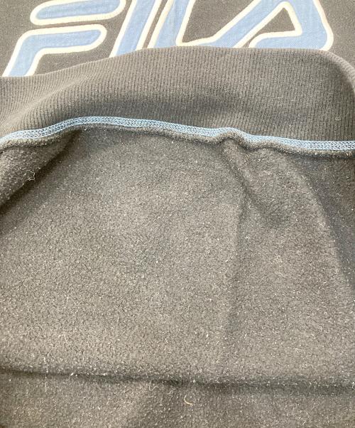 FILA（フィラ）FILA (フィラ) 古着スウェット ブラック サイズ:Ｍの古着・服飾アイテム
