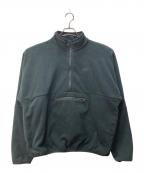 NIKEナイキ）の古着「1/2ジップ フリース トップ」｜グリーン