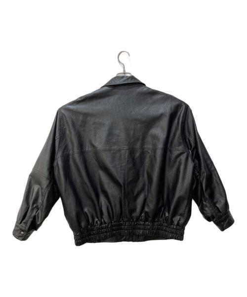 FREAK'S STORE（フリークスストア）FREAK'S STORE (フリークスストア) フェイクレザーブルゾン ブラック サイズ:Ｍの古着・服飾アイテム